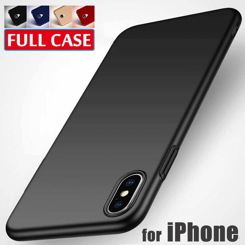Matte Full Case for iPhone 8 7 6 5 X XS XR on 6s Plus Back Cover max Phone |