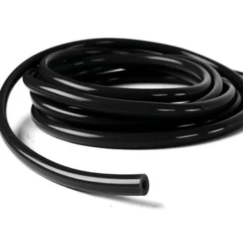 

1* 6mm Silicone Vacuum Hose Pipe Hose Full Silicone Fuel Tube 1 Meter Black