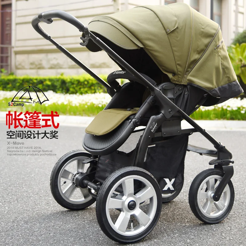 Заводская оригинальная Роскошная детская коляска зимняя kinderwagen 2 в 1