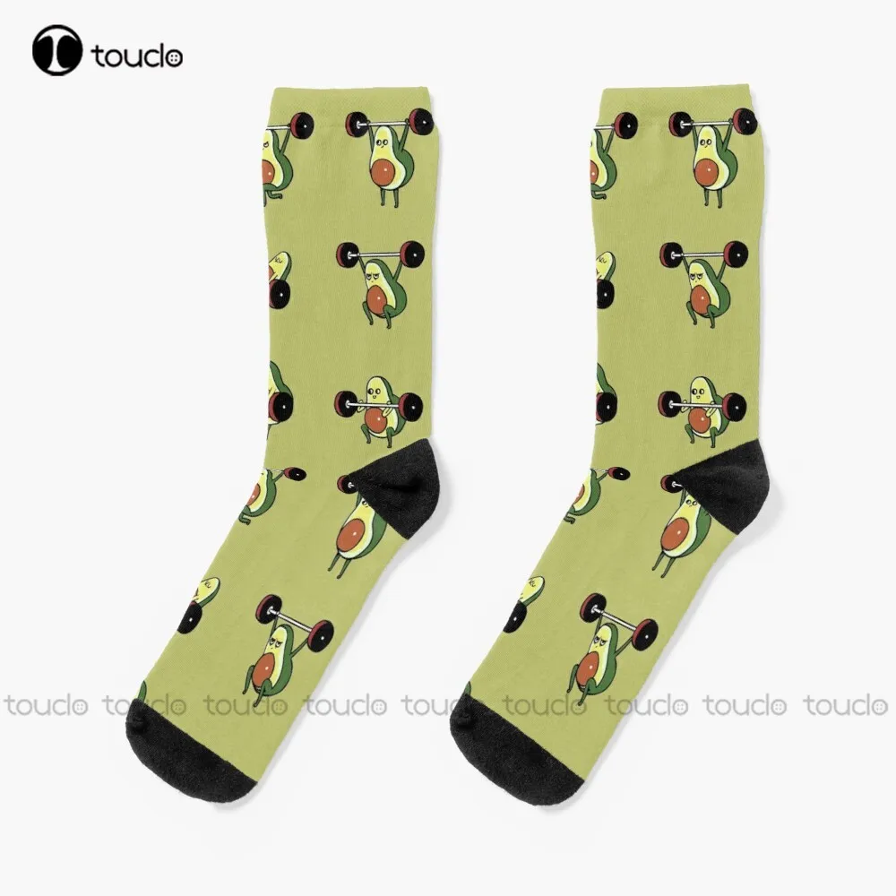 

Lifting Avocado Fitness Workout Gym Socks Girl Socks Christmas New Year Thanksgiving Day Gift Unisex Adult Teen Youth Socks