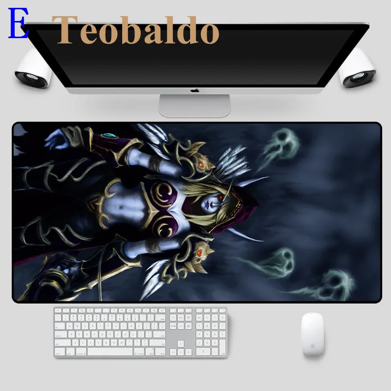 300x900x2mm World of Warcraft Мышь Большой 60X30 см геймера сексуальная девушка Сильвана игровой коврик для мыши для ноутбука резиновые Тетрадь Настольный коврик - Цвет: 300x900x2mm
