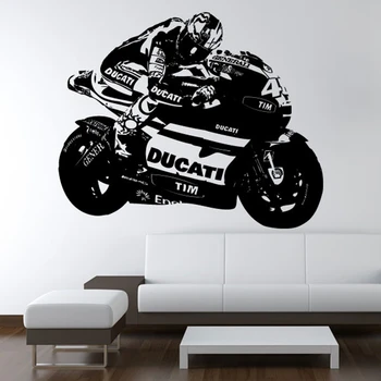 

Race Motorcycle Racing Sticker Vehicle Decal Posters Vinyl Wall Pegatina Decor Mural Sticker Autobike Racing Decals