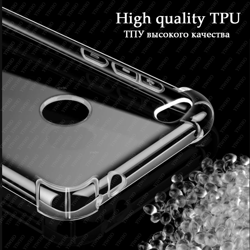 Clear Silicone TPU Phone Case - Slim Transparent Protective Cover