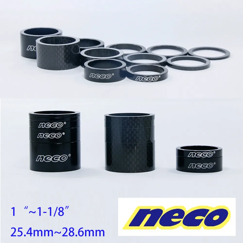 Велосипедная вилка Neco 1 125/1 дюйм 25 4/28 6 мм 20/10/5/3/2 гарнитура из углеродного волокна