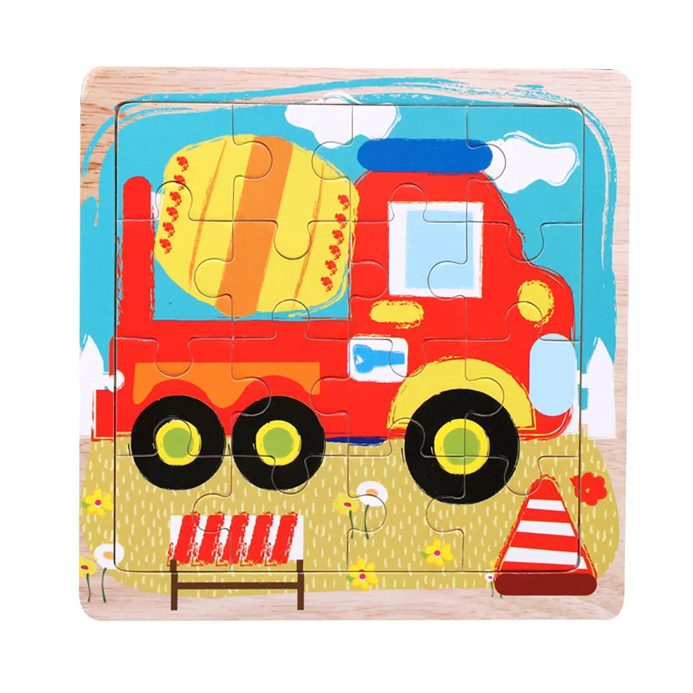 машинка из мозаики.