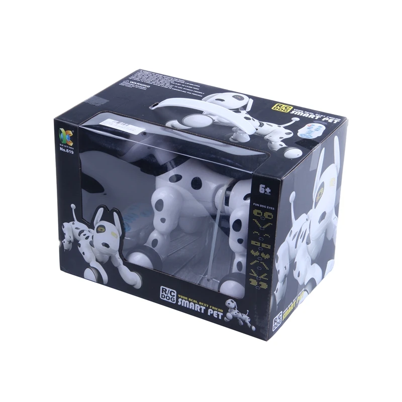 Wireless remote control smart robot dog Wang Xing electric dog early education educational toys for children(White)