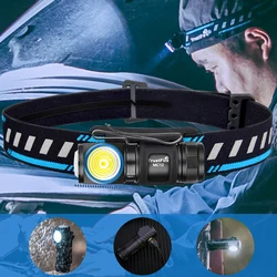 TrustFire – lampe frontale magnétique LED MC12, CREE XP L HI 16340, Rechargeable, avec queue magnétique, idéale pour la pêche et le Camping, 1000lm 