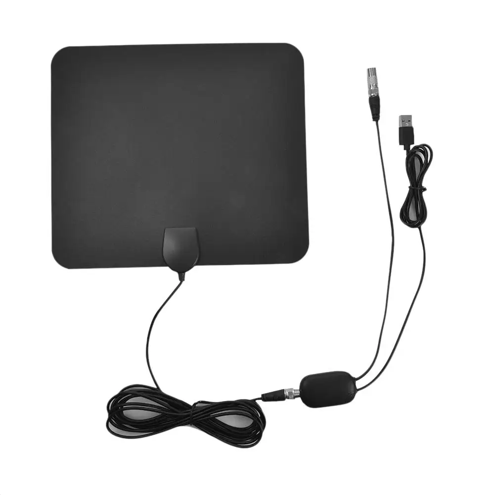 Телевизионные антенны HD супер тонкая комнатная Мини цифровая ТВ антенна DVB T2