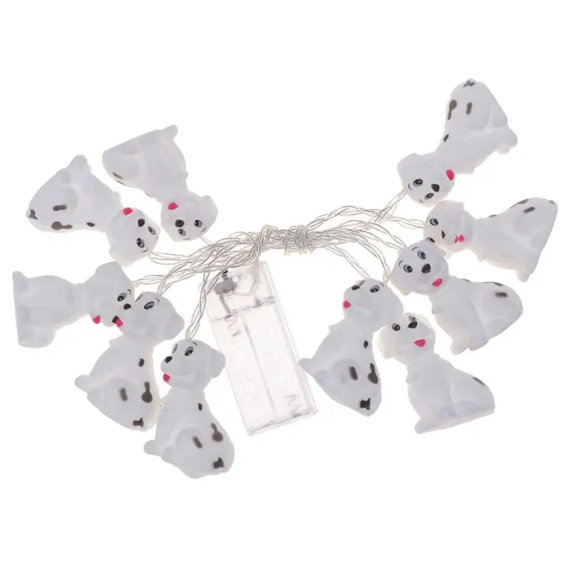 10 LED String Lights Decorative Puppy Shaped Night Light Cute Illumination Party Decoration For Children Room Home Dining