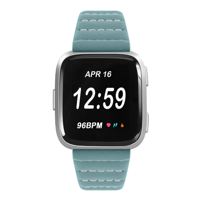Кожаный ремешок для наручных часов для FitbitVersa Смарт-часы PUO88