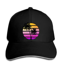 Мужская бейсболка Retrowave закат Retrowave бейсболка женская Бейсболка snapback Кепка остроконечная