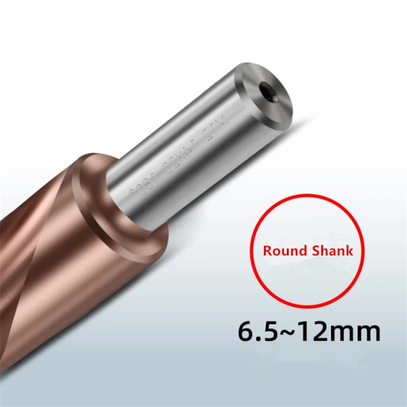 M3-M12 90°/180° M35 Cobalt Two-Stage Twist Step Drill Bit High Speed Steel Conutersunk Drill Screw Counterbore Sub-Step Drill