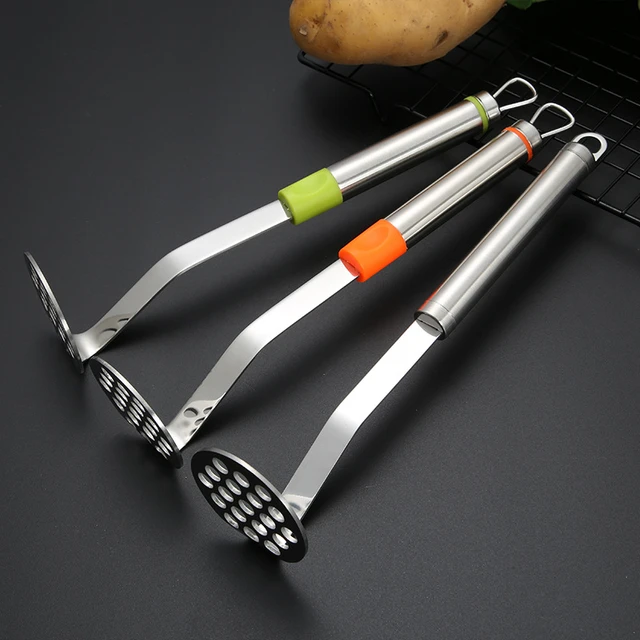 Stainless Steel Potato Masher Kitchen Tool for Bean Avocado Banana Potato