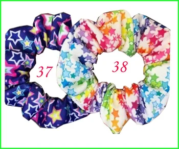 

200 Pcs Women Girl Fashion Rainbow Wrinkly Hair Elastic Ties Scrunchie Bands Luxury Soft Accessories Ponytail Holder Rope