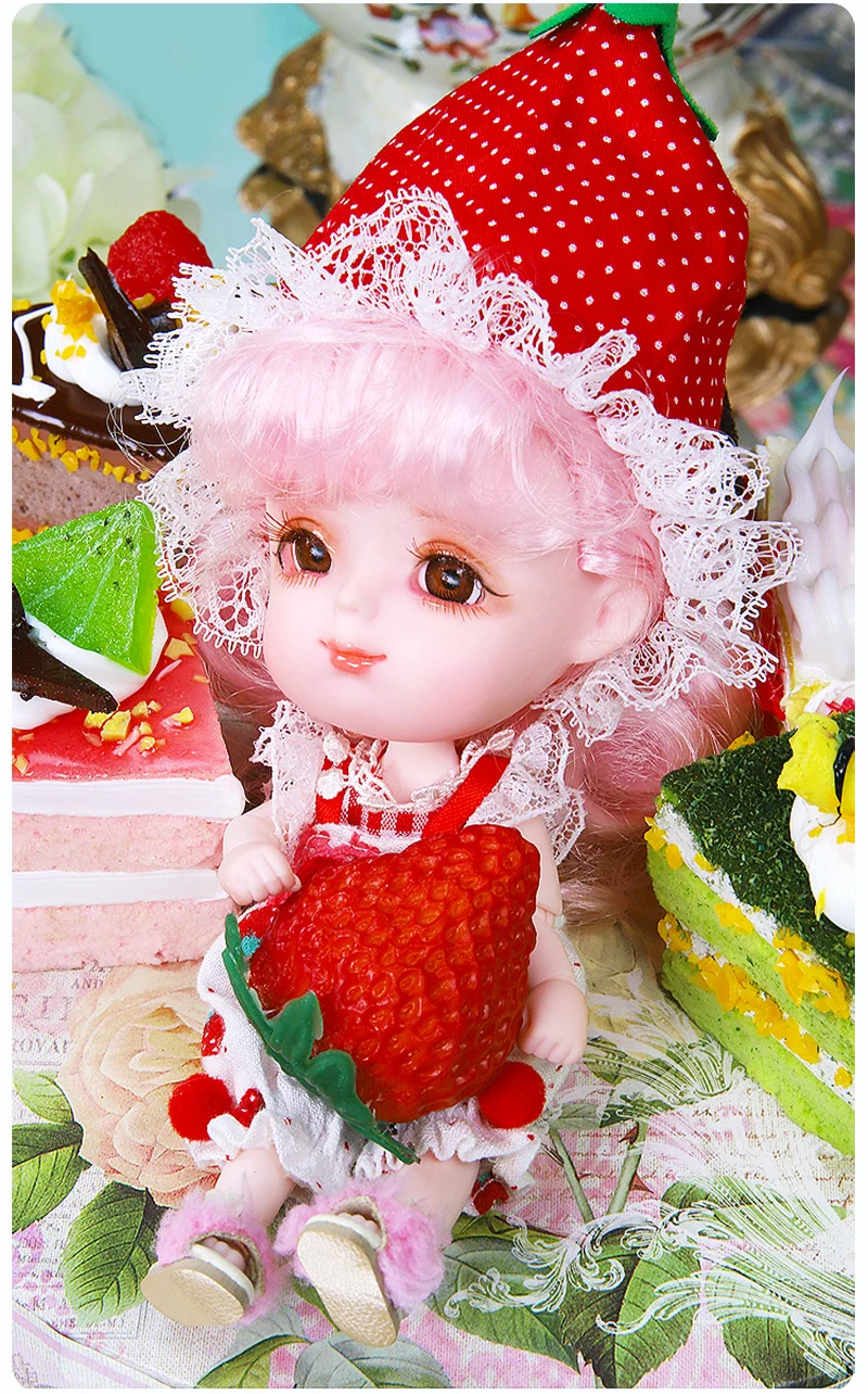 Dream Fairy 1/12 BJD кукла Додо кукла ob11 14 см мини-кукла 26 шарнир тела милый детский подарок игрушка Ангел сюрприз кукла