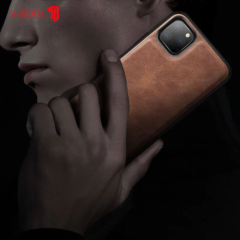Кожаный чехол для iPhone XS 11 Pro Max 8 7P чехол Роскошный ультра-светильник Мягкий Силиконовый противоударный чехол для iPhone X XS XR