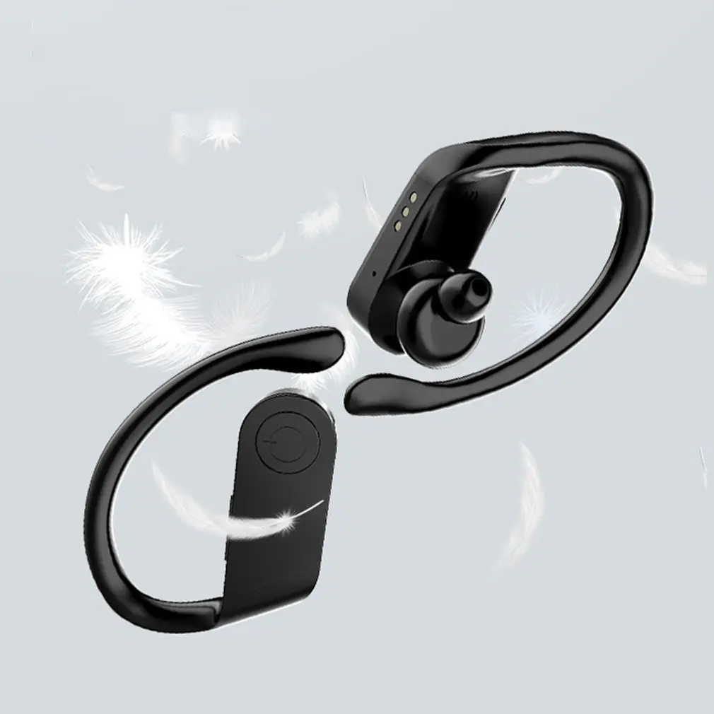 Durable Led Display Wireless Earphone Stereo Wireless Earbuds Handsfree Sport Headset With Microphone