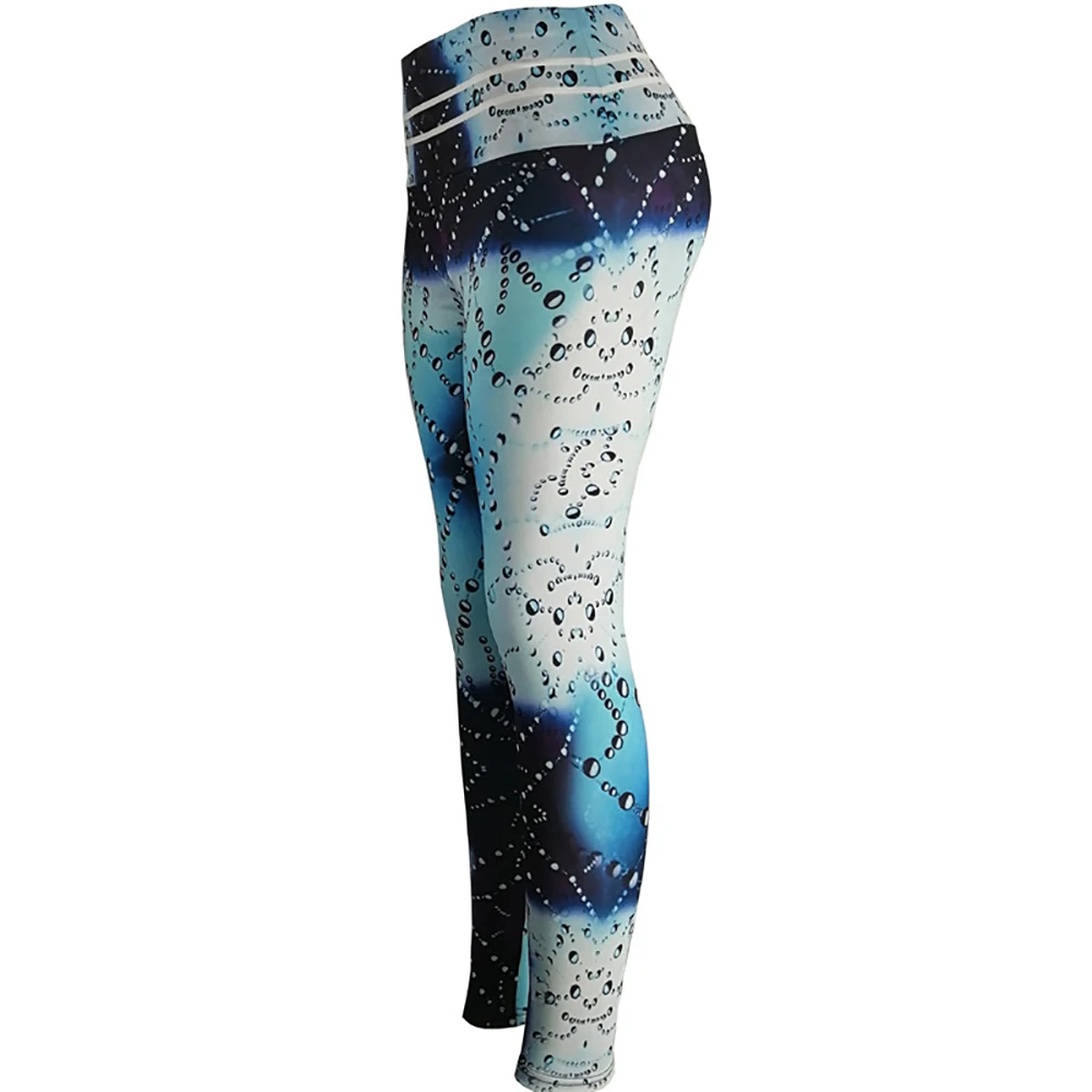 Print Women's Leggings Sexy Hip Lifting High Waist Fitness Legging For Running Long Pants Seamless Gym Wear Female Slim Trousers spanx leggings