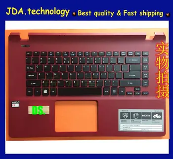 

wellendorff 96%new upper shell for ACER Aspire E15 ES15 ES1-511 ES1-520 ES1-521 ES1-522 palmrest upper cover US keyboard,Red