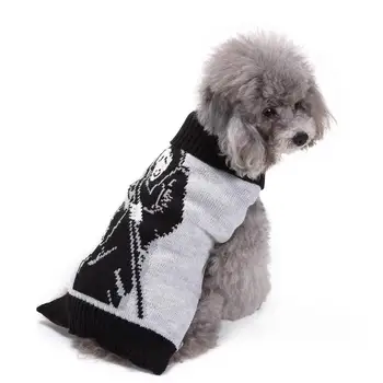 

Dog CLothes Fashion Warm Teddy Husky Puppy Sweater Halloween Autumn Winter Pullover Pet Clothes