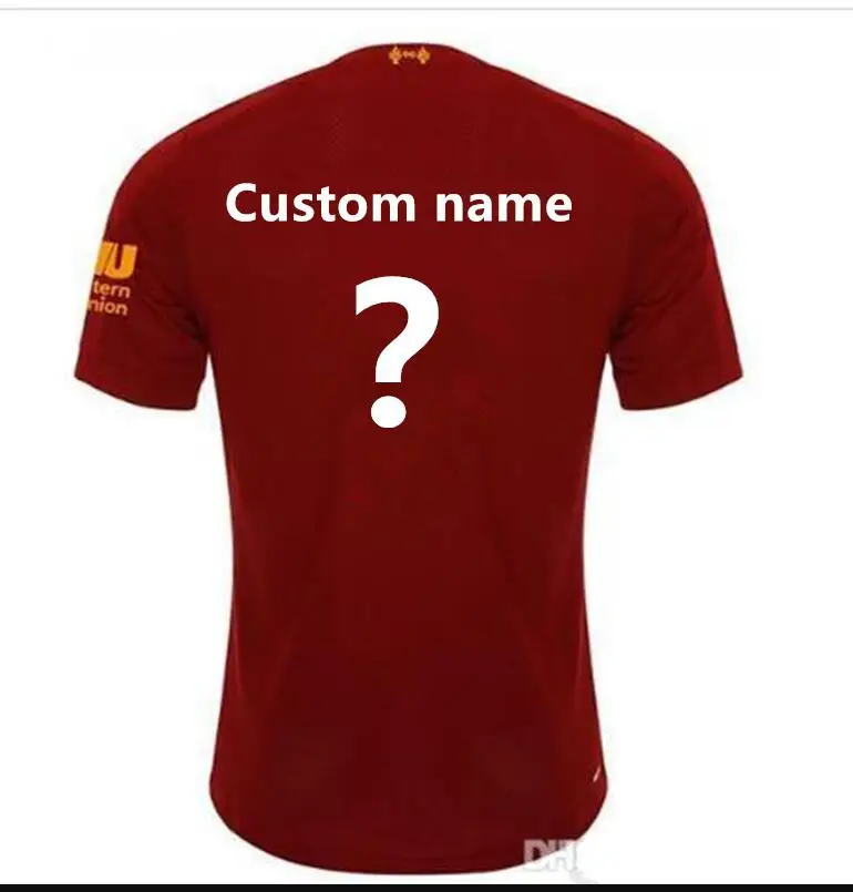 Футболки для ливерпулинга M. SALAH MANE VIRGIL FIRMINO HENDERSON ROBERTSON FABINHO A. BECKER 19/20 - Цвет: shirt5