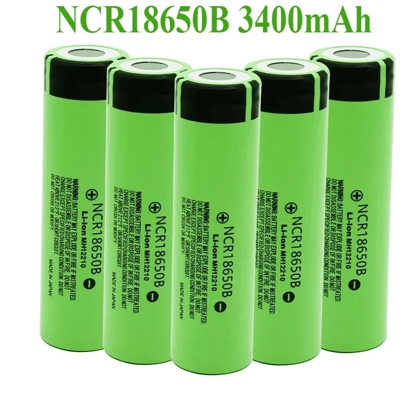 NCR18650B 3 7 в 3400 мАч 18650 литиевая аккумуляторная батарея для фонариков 100% Новинка |