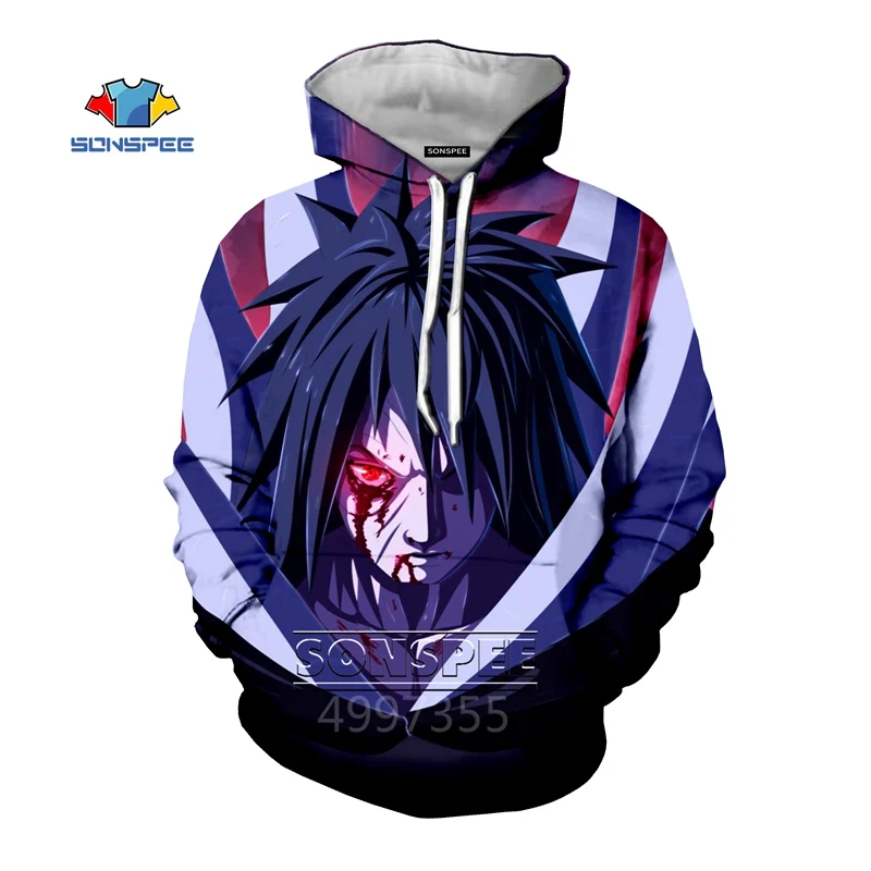 1 SONSPEE/толстовка для мальчиков и девочек-подростков с 3D принтом Наруто Hokage Harajuku; толстовка с капюшоном для отдыха с рисунком ниндзя; пуловер с героями мультфильмов; детская одежда; C154 - Цвет: 1