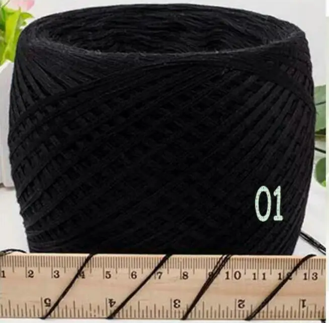 500 г/лот дешевая пряжа для вязания крючком шерсть+ хлопок laine a tricoter Notoginseng Шерстяные нитки для ручного вязания крючком DIY t50