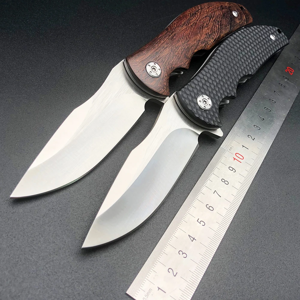 BMT ZT0606 складной нож 8cr13mov лезвие G10/с деревянной ручкой подшипник тактический для