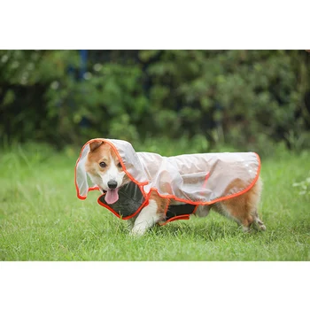 

Pet Dog Hooded Raincoat Clothes Waterproof Adjustable Windproof for Outdoor DIN889