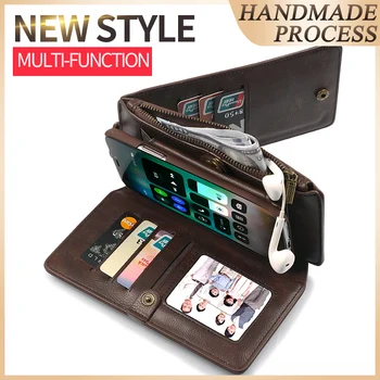 

Musubo Brand Retro Leather Case for Samsung Note 8 Multi Functional Back Cover for Galaxy S8 Plus S9 Plus S7 Cases 2 in 1 Wallet