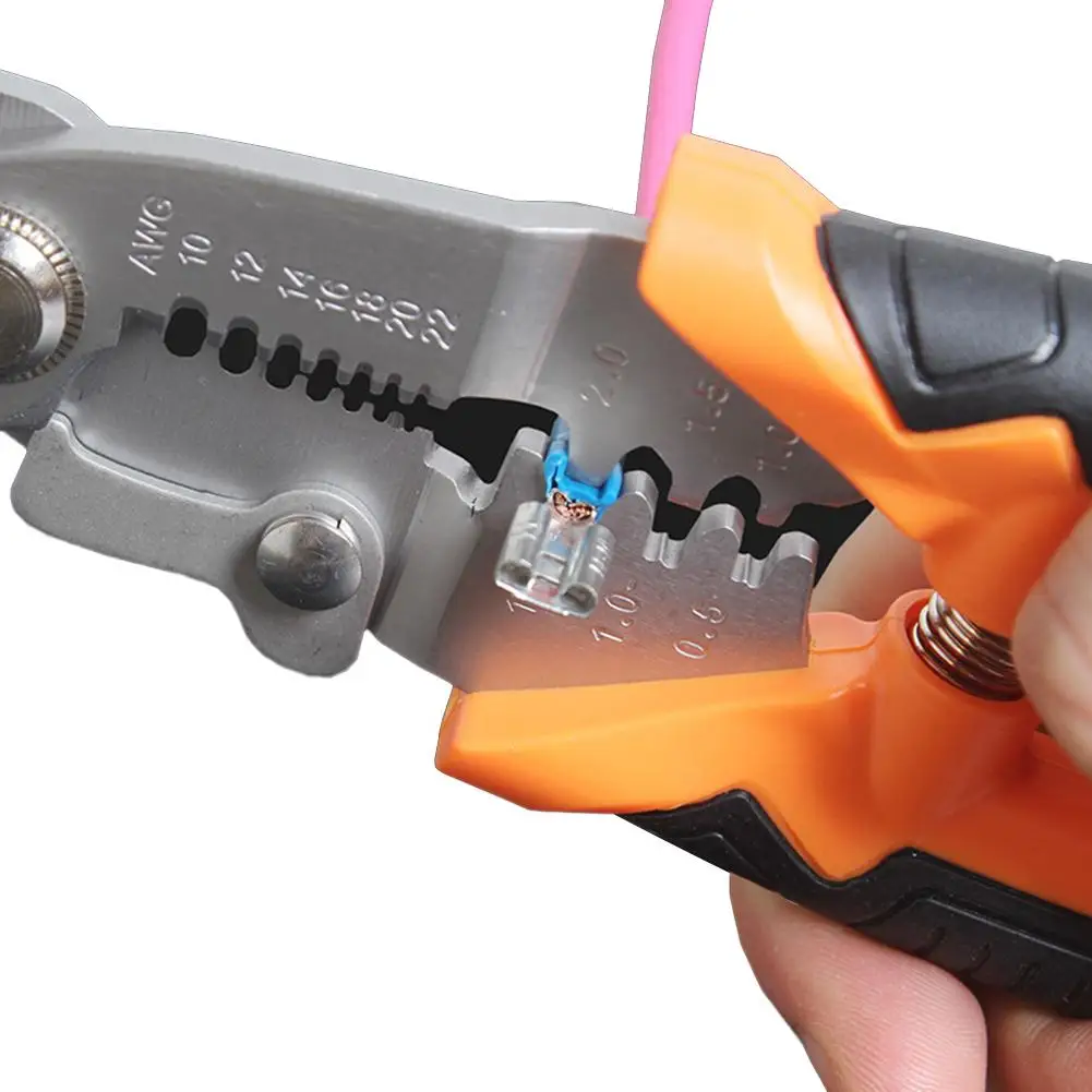 Multi function Cable Cutter Electrical Clamp Tools Wire Stripper Crimping Pliers Professional Forming Milling Accurate Aperture