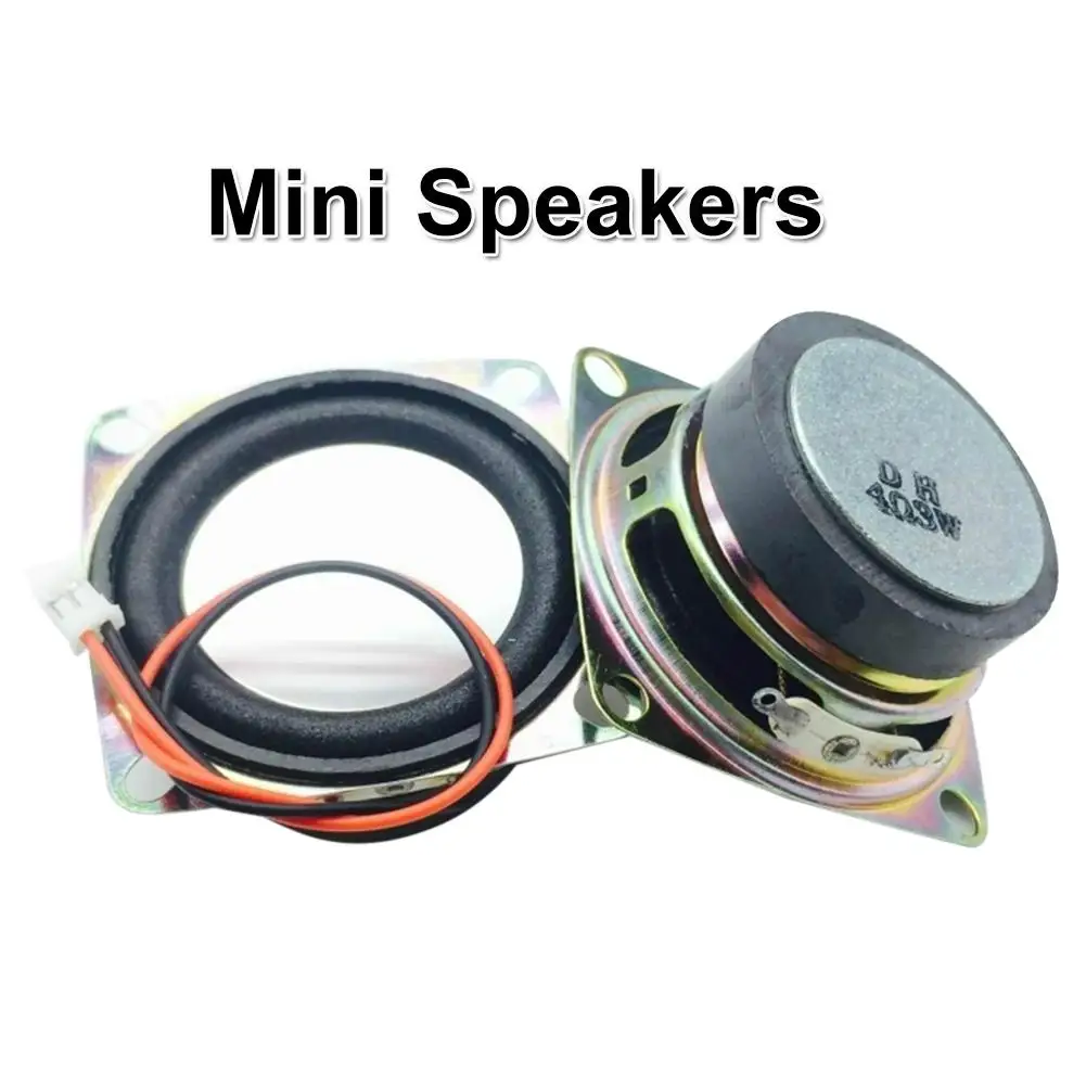 Mini Full Range Speaker Bluetooth DIY Tweeter Mid Woofer Internal Magnetic 4ohm 3W Box Accessories | Электроника
