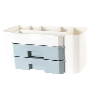 

Large Capacity Desktop Makeup Organizer Lightweight Design Storage Holder Case Storage Lipstick Cosmetic Box Fashion Drawer O0V5