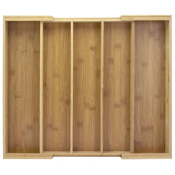 

Expandable 5-Compartment Drawer Organizer Expands