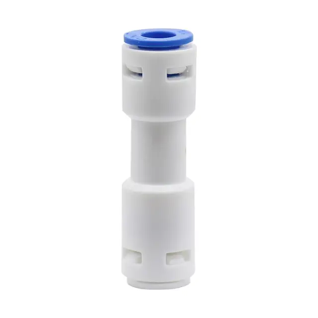 1/4” No-return Straight Connector One-Way Check Valve Reverse Quick-Connect Connetor Irrigation Aquarium Fittings 2 Pcs 6
