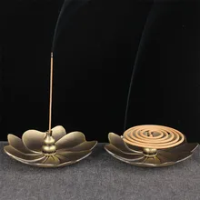 Винтажная металлическая курильница для благовоний горелка из сплава кадильница для ароматерапии в форме цветка спиральный ладан база домашний декор подставка для ароматических палочек