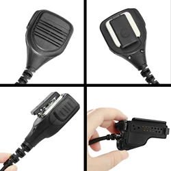 VBLL – haut parleur à distance, micro, adapté pour MOTOROLA XTS1500 XTS2500 XTS5000 MT2000 MTX8000 MTX9000, Radio bidirectionnelle Portable 