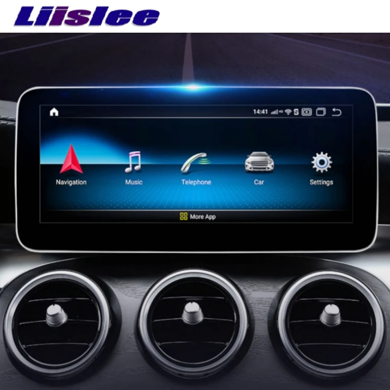 Автомобильный мультимедийный плеер NAVI CarPlay для Mercedes Benz MB C GLC Class W205 2014 ~ 2019