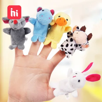 

Explosion Small Animal Finger Doll Cute Children's Toy Doll Hand Puppet Finger Puppet 10 Pcs 10* Finger Plush Toys