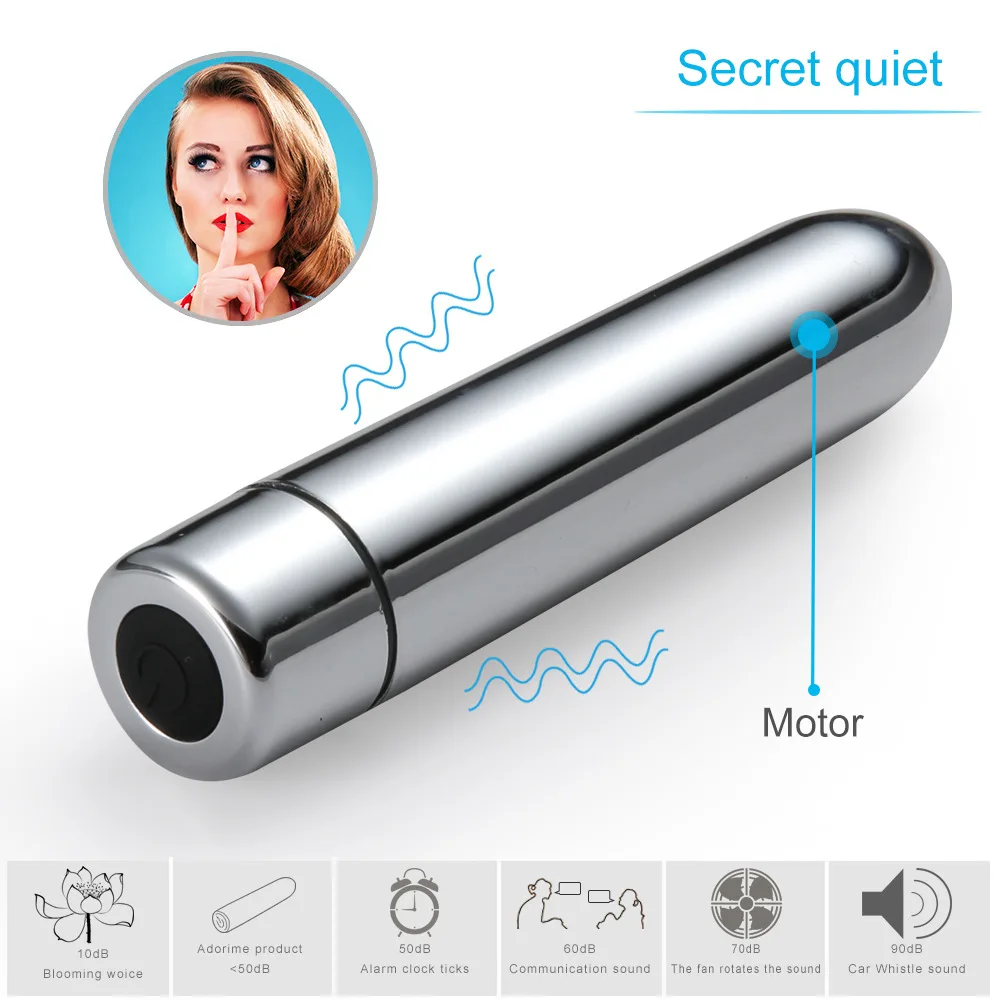 Mini Bullet Vibrator G-spot Massager Waterproof USB Rechargeable Vibrators 7 Speed Strong Vibration Sex Toys for Women | Красота и