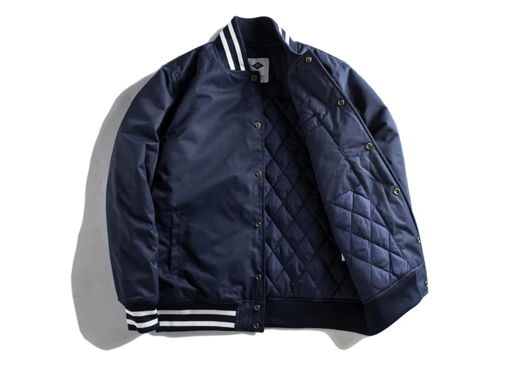 BOSIBIO/осенне-зимняя куртка для мужчин, Ma1, куртка-пилот, теплая вышитая бейсбольная куртка, однобортная мужская одежда 8153