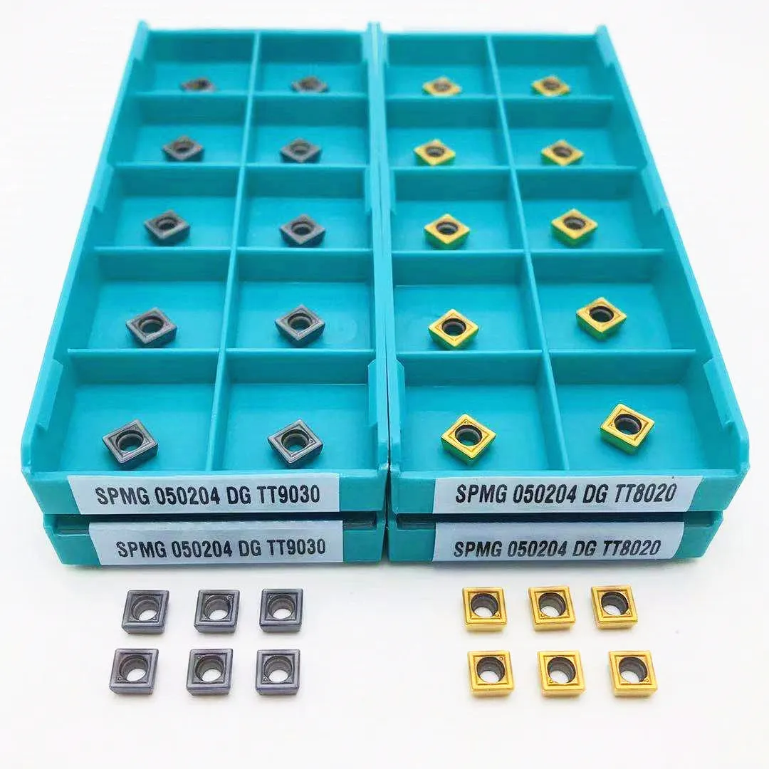 Carbide SPMG050204 DG TT9030 TT8020 high quality CNC lathe U drill insert SPMG 050204 machine tool accessories parts tools | Инструменты