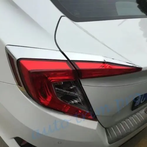 Хромированные детали ABS для Honda Civic 2016 2017 2018 2019 аксессуары отделка задний фонарь