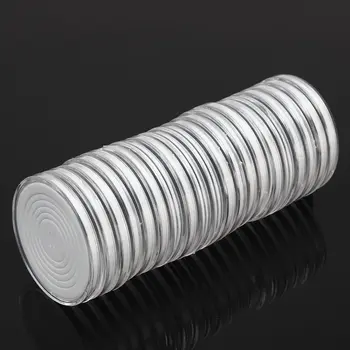 

New 20 Pcs/Set Coin Storage Container Box 51mm Display Capsules Holder Round Ring Applied Clear Plastic Cases Collection Gifts