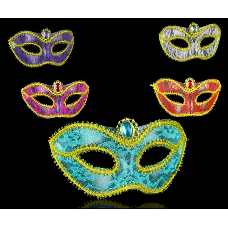 1 шт. Маскарадная маска Производительность половина уход за кожей лица с рисунком