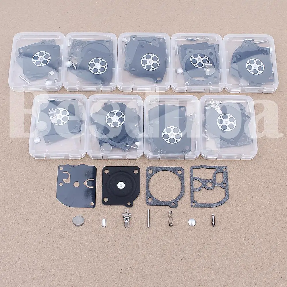 10pcs/lot Carburetor Rebuild Kit For C1Q-S, C1Q-S86B, C1Q-S86C, C1Q-S87, C1Q-S75, C1Q-S76, C1Q-S77, C1QS84, C1Q-S85, C1Q-S87 3