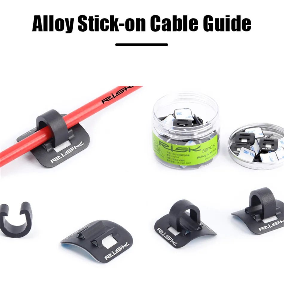 

Bicycle Wire Adapter Buckle Threader Aluminum Tubing Fixing Clip C-shaped Guide Cable Tube Fixing Bicycle Accessories
