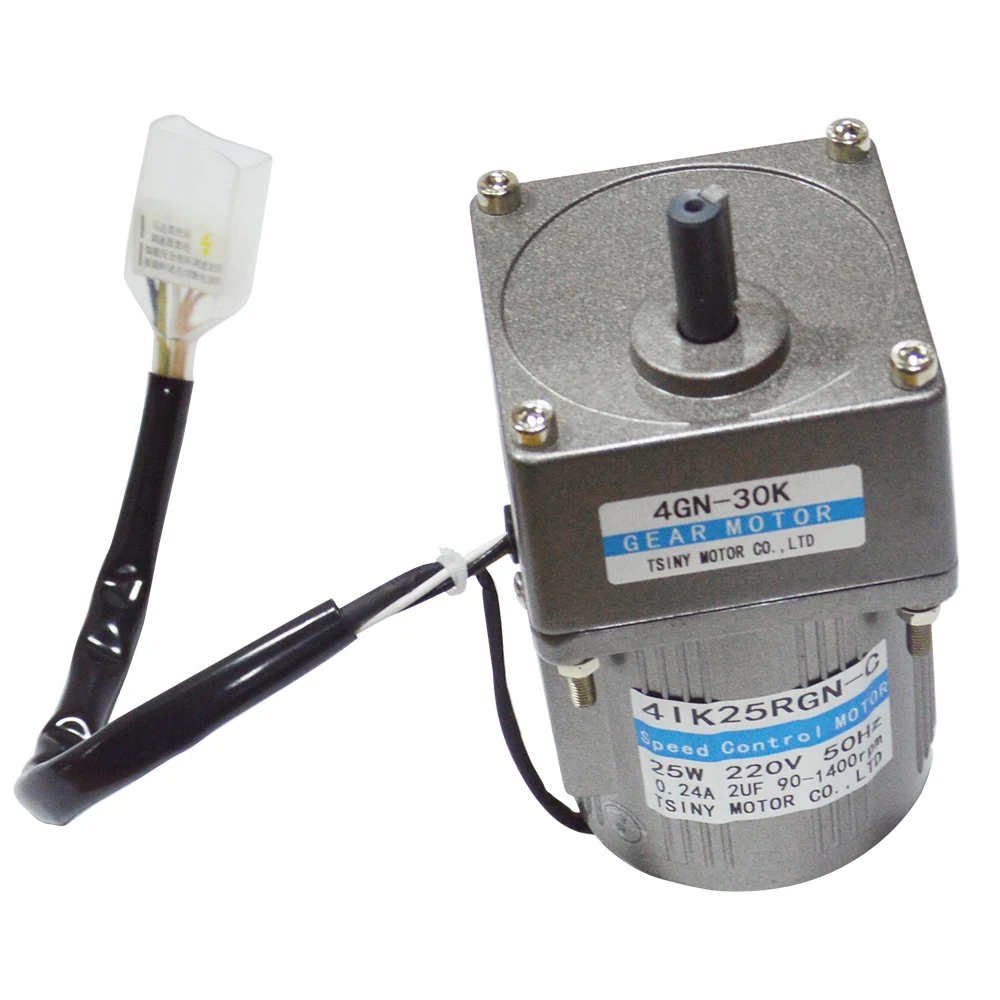 AC25-4GN AC Шестерни мотор 110 V/220 V 25W 7,5/15/23/34/54/75/108/150/180/270/450 Rpm Высокий крутящий момент AC Шестерни мотор с 5GN шестерни коробка