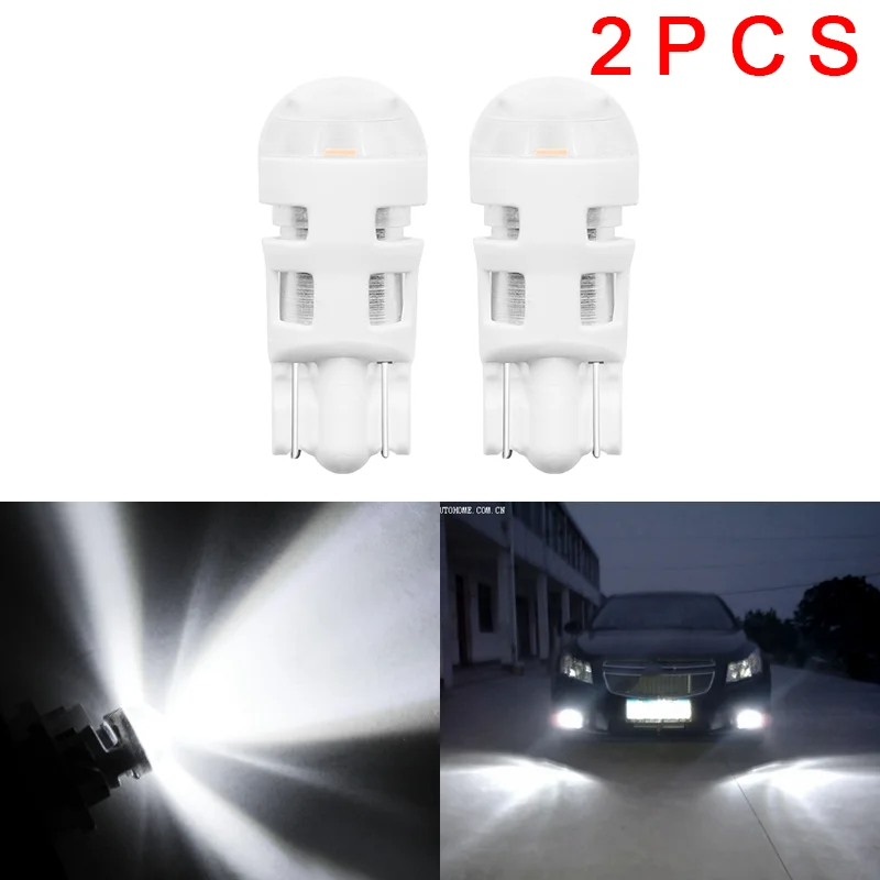 

2pcs Car T10 LED Canbus 6000K White T10 W5w Bulbs Turn Parking Width Interior Dome Light Reading Lamp 12V Car Styling 4.7 Gadget